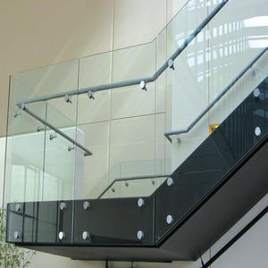 Solution de barrière transparente contemporaine avec entretoise <span class=keywords><strong>pour</strong></span> <span class=keywords><strong>terrasse</strong></span> et escalier - Product Image 4