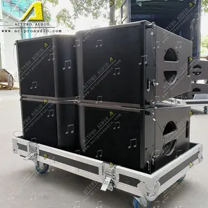 ลำโพงเสียงระดับมืออาชีพ KR208 Line Array ระบบเสียงดีเจ Double 10นิ้ว Active Line Array