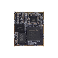 Carte Module Runwelltek RWA033 Rockchip RK3568 Android 11 4 Go LPDDR4x 16 Go EMMC avec trous de tamponnage SMD pour contrôle industriel SBC