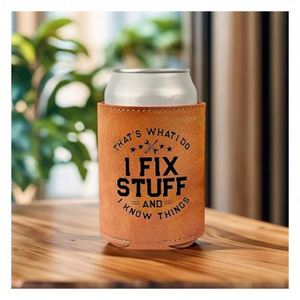 Refroidisseur de canettes personnalisé, isolant pour bière, manchon en néoprène imperméable, support multi-usage pour canettes, cadeau pour garçons d'honneur - Product Image 2