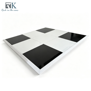 Interlocking Dance Floor Event Dance Floor Panels with Aluminum Edges for Wedding Hotel Decor - Product Image 1
