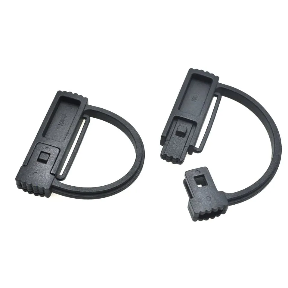 D-Ring Buckles For Hooks Backpack Straps Webbing Ring 32mm Plastic Black G Hook Buckle