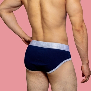 DM Marque <span class=keywords><strong>Coton</strong></span> Biologique Taille Basse Gay Lingerie Sexy Mini Bikini <span class=keywords><strong>Tanga</strong></span> Hommes Sous-Vêtements Mémoires Avec Bouton Ouverture - Product Image 6