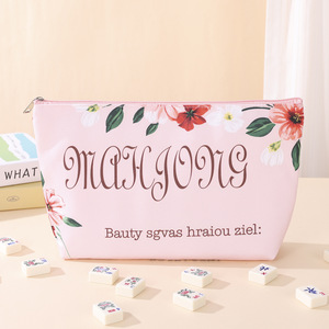 Bolsa de Transporte para Mahjong Estilo Retro, Impermeable y Portátil, para Fichas de Mahjong - Product Image 3