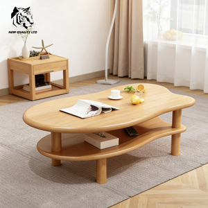 Fábrica de muebles, mejor precio, personalizable, gran stock, dropshipping, mesa de té, diseño único, muebles de sala de estar, mesa de centro de madera - Product Image 3