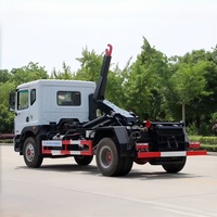 Camion à benne basculante DONGFENG 4x2, volume du conteneur de 10 m3, moteur diesel Cummins 170 CV, Euro 3, camion de collecte des déchets