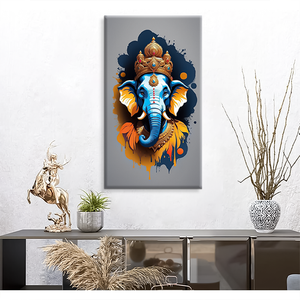 لوحة قماشية تزيينية لصورة فيل، ملصق للمنزل، مناسبة لتعليقها في قاعة المدخل وغرفة المعيشة - Product Image 6