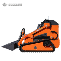 Chargeur en option pour diesel et essence bon marché Chargeur à roues et chenilles Support Service personnalisé Mini chargeuse compacte sur pied