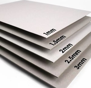 Prix de gros non couché Panneau à puce gris/feuille de carton gris laminé Papier de carton gris - Product Image 1