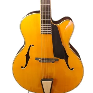 High quality handmade maple jazz guitar acoustic guitar body custom guitar