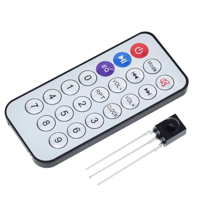 IR Receiver 38 kHz Wireless Remote Control Module Kits for MP3 BLE 5.0 Audio Receiver Board