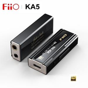 FiiO KA5 Decodificador portátil todo en uno Hi-Res USB DAC Cable <span class=keywords><strong>de</strong></span> <span class=keywords><strong>audio</strong></span> y amplificador <span class=keywords><strong>de</strong></span> potencia Chip dual 3,5/4,4mm Convertidores divisores <span class=keywords><strong>de</strong></span> <span class=keywords><strong>audio</strong></span> - Product Image 1
