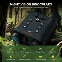Gafas de Visión Nocturna Digitales V6PRO HD 8X 4K, Montadas en la Cabeza, Infrarrojas, Alcance de Visión de 300 m, Video y Foto para Caza, Camping y Actividades al Aire Libre