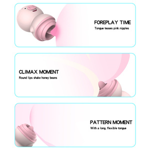 Vibrator Lidah Babi Lucu untuk Wanita, Pemijat Klitoris Puting Anal, Mainan Seks Wanita, Produk Dewasa, Mesin Erotis, Toko Sextoys - Product Image 4