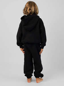 Set Personalizzato di Felpa con Cappuccio e <span class=keywords><strong>Pantaloni</strong></span> in Pile per Bambini, Produzione di Felpe Semplici di Lusso per Bambini - Product Image 2
