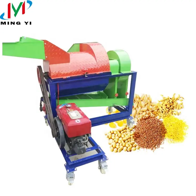 Uso doméstico máquina de legumes Multi Grãos de Sorgo Milho debulhador de grãos de Soja Peeling de Milho Debulha Máquina de Descascar para venda