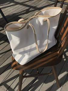 Large Capacity Canvas Tote <b>Bag</b> Lightweight Versatile Minimalist Shoulder <b>Bag</b> <b>for</b> Work Commute - Product Image 2