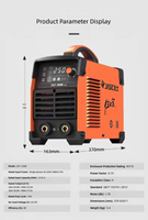 Poste à souder TIG IGBT DC 220V/380V pour ZX7-250D 250A, avec Arc Force, Hot Start, électrode 2.5-5.0mm, pour fonte, cycle de service 60%
