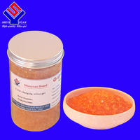 Gel de silice orange à vert Gel de silice changeant de couleur Emballage de l'électronique Contrôle de l'humidité déshydratant de gel de silice orange