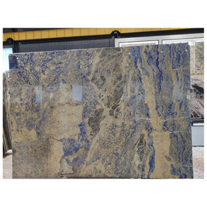 Marbre bleu de luxe, pierre de sodalite de Bolivie, dalles de marbre bleu de luxe pour la décoration intérieure - Product Image 4