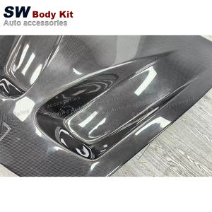 Nueva cubierta de válvula de capó delantero estilo P1 de fibra de carbono para tornillo <span class=keywords><strong>Ferrari</strong></span> <span class=keywords><strong>F430</strong></span> para una fácil instalación Actualización de accesorios de coche - Product Image 5