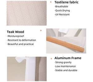 Meubles d'extérieur modernes, table et chaises de salle à manger en aluminium pour patio, utilisation commerciale en toute saison, <span class=keywords><strong>ensemble</strong></span> de jardin pour hôtel, restaurant - Product Image 3