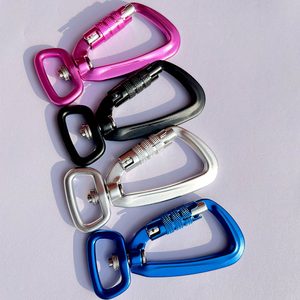 <span class=keywords><strong>Mousqueton</strong></span> pivotant en aluminium 7075 pour laisses <span class=keywords><strong>de</strong></span> chien avec crochet sécurisé <span class=keywords><strong>Type</strong></span> d'oxydation anodique Finition Soulwinpets Marque - Product Image 5