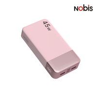 NOBIS 45W Power Bank 20000Mah Slim Portable Smart Led Display Power Banks dengan Pengisian Cepat untuk Semua Perangkat Seluler