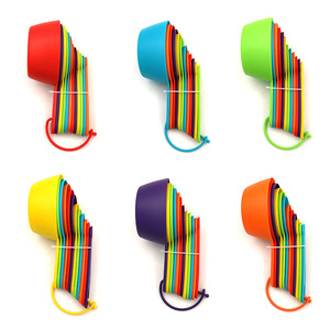 Amz Hot 12PCS Cuchara medidora <span class=keywords><strong>de</strong></span> plástico y taza Herramienta para hornear y pesar Pala <span class=keywords><strong>de</strong></span> hielo para herramientas <span class=keywords><strong>de</strong></span> pastelería Suministros para hornear - Product Image 4