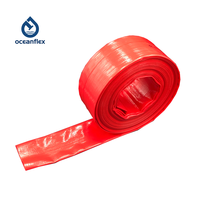 Oceanflex SF11-008 15M Tuyau d'incendie rouge en PVC 8Bar Équipement de lutte contre l'incendie pour la protection contre l'incendie urbain et l'irrigation agricole