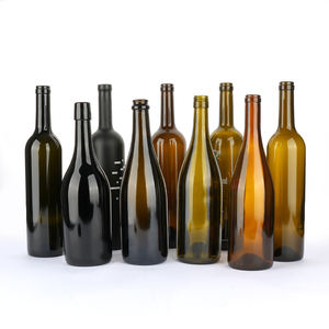 Vente flash : Bouteille de vin en verre transparente réutilisable de 187 ml et 750 ml avec bouchon en liège/vissé pour champagne, <span class=keywords><strong>Bordeaux</strong></span>, Bourgogne - Product Image 4