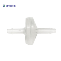 Sinoone PP corps FKM diaphragme clapet anti-retour Mini clapets anti-retour en plastique pour Aquarium eau air compresseur oxygène
