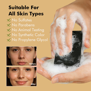 <span class=keywords><strong>Sapone</strong></span> Nero Africano Biologico Artigianale da 100g con Olio di Avocado e Olio di Argan, <span class=keywords><strong>Sapone</strong></span> Detergente e Illuminante per Viso e Corpo - Product Image 3