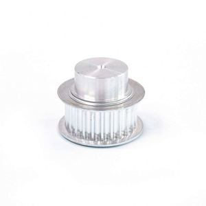 Poulie de distribution cylindrique en aluminium à 26 dents, petite, personnalisée par le fabricant, avec noyau de roulement - Product Image 4