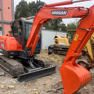 Excavadora de cadenas usada original Mini Doosan DH60-7, marca coreana, excavadora DH60 de segunda mano, maquinaria de construcción en venta - Product Image 3