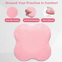Coussin de protection pour genoux, coudes, poignets, mains et tête, 20*20*2 cm, mousse souple extra épaisse, pour yoga, pilates, exercices, tapis de genouillère