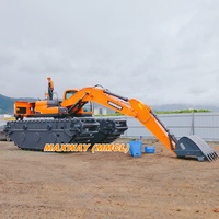 Ponton amphibie MAXWAY (MMCL) pour pelle, fabriqué en Chine, modèle: MAX200PU-S