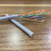 Kabel LAN CAT5E CAT6 Berkualitas Tinggi CCA / Kabel Jaringan Tembaga Murni Pabrik