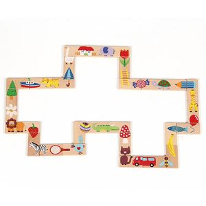 Wooden Animal Cognitive <b>Matching</b> Solitaire 28-piece Promotional Toys Building Blocks Children's Early Education - Product Image 5