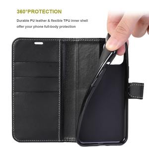 Coque de téléphone rétro en cuir PU avec fermeture magnétique <span class=keywords><strong>Folio</strong></span> Flip Cover Kickstand Card Slot Wallet pour <span class=keywords><strong>iPhone</strong></span> 16 15 <span class=keywords><strong>14</strong></span> <span class=keywords><strong>Pro</strong></span> <span class=keywords><strong>Max</strong></span> - Product Image 2