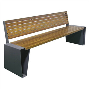 Outdoor Park Furniture Commercial Anti Vandal Wooden <strong>Bench</strong> Seat Urban Street Waterfront Plastic <strong>Wood</strong> Public Garden Seating <strong>Bench</strong> - Product Image 3