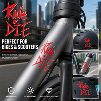 Autocollant de transfert 3D personnalisé, vinyle imperméable, résistant aux UV, sans fond, étiquette logo en relief pour vélos, casques, bouteilles, équipements
