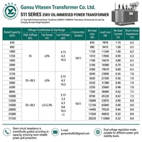 Transformateur de distribution triphasé immergé dans l'huile 200kVA 350kVA 625kVA 750kVA pour station de recharge de véhicules électriques 11kV 13.8kV vers 380V 440V