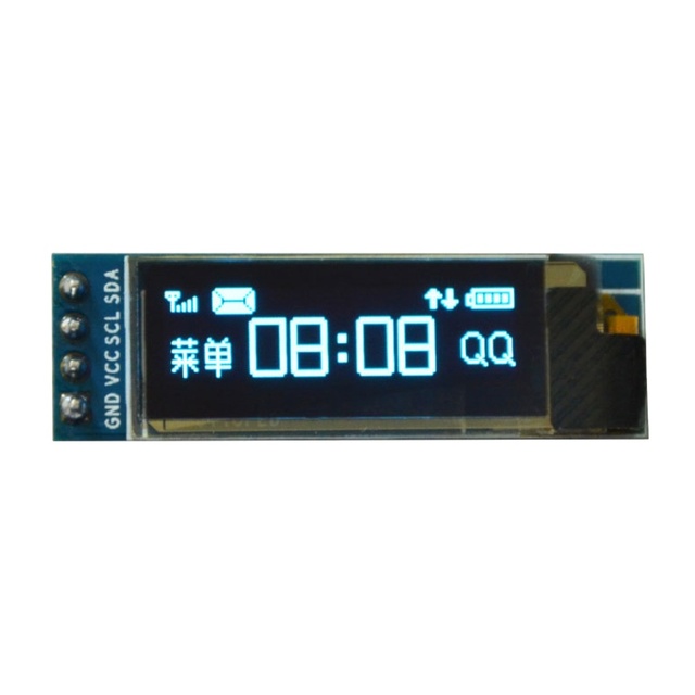 Full view I2C IIC Serial port 128X32 OLED 0.91" 0.91inch OLED Display with SSD1306....