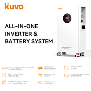 KUVO High Quality All in One Battery <b>System</b> Pure Sine Wave WiFi Monitoring 3.6KW 5KWH <b>Energy</b> <b>Storage</b> <b>System</b> <b>Storage</b> - Product Image 2