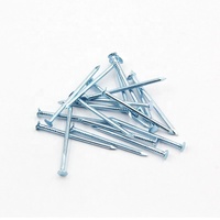 Emballage en boîte pp coloré 1 boîte, kit d'ongles à tête plate et demi-rond en zinc, 240 pièces