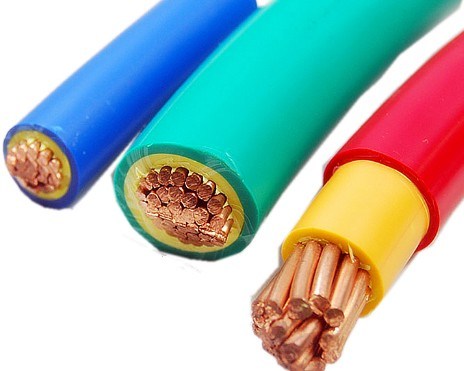 copper core PVC insulation PVC sheath power cable BVV 0.75mm~10mm 70 degree 300/500V electric wire
