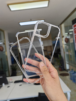 Coque Téléphone 360 Haute Qualité Antichoc 3 en 1 Transparente PC + TPU pour iPhone 17, 17 Pro, 17 Air, 16 Pro Max