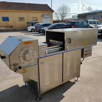Nouvelle machine à trancher la viande congelée automatique en acier inoxydable 304 avec épaisseur réglable, haute efficacité, capacité de 2000-3000 kg/h