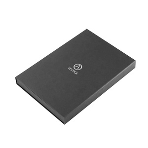 Caja de cartón negro biodegradable de lujo certificada FSC/ISO/BSCI con cierre magnético e inserto de espuma EVA con diseño de logotipo. - Product Image 5